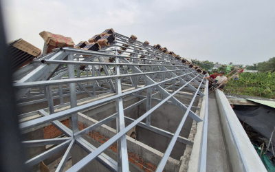 Thi công kèo thép nhẹ giá rẻ